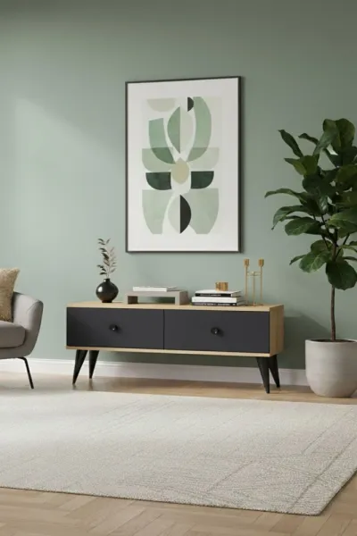 TV stolík Mona 120 - Sapphire Oak, Anthracite