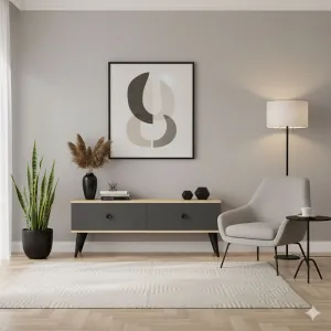 TV stolík Mona 120 - Sapphire Oak, Anthracite