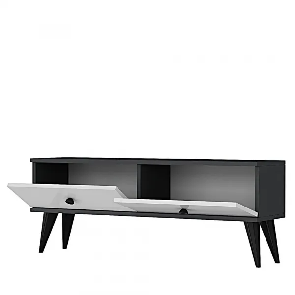 TV stolík Mona 120 - Anthracite, White