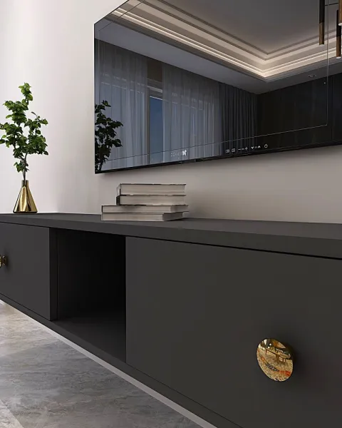 TV stolík Zuzu 150 - Anthracite