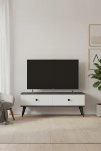 TV stolík Mona 120 - Anthracite, White