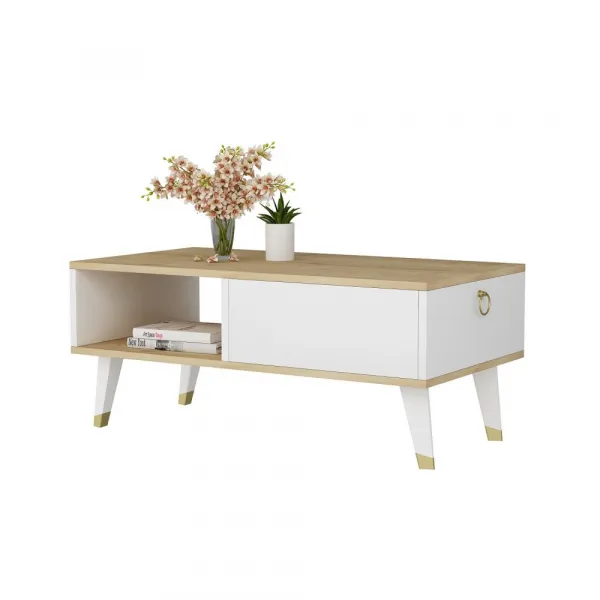 Konferenčný stolík Delux - Sapphire, White