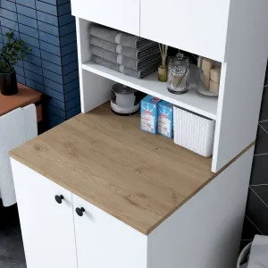 Skrinka na práčku KD102 - 2160 - Walnut