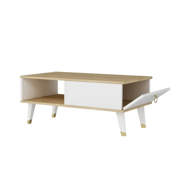 Konferenčný stolík Delux - Sapphire, White