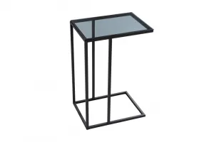 Príručný stolík / Odkladací stolík Alaska C - Smoked Glass
