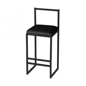 Bar Table & Stool Set (5 Pieces) Nordic - Black