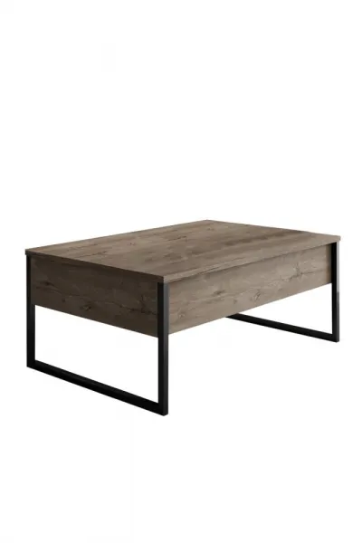 Kalune Design Sada nábytku do obývacího pokoje Luxe ořech/černá