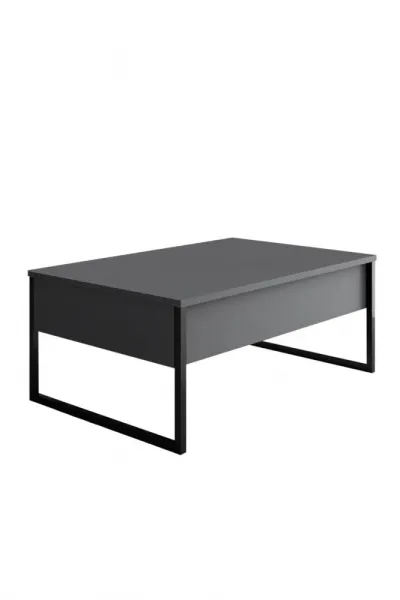 Living Room Furniture Set Luxe - Anthracite, Black