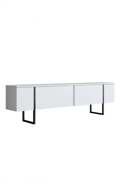 Living Room Furniture Set Luxe - White, Black
