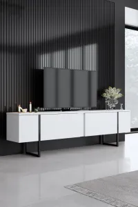 Living Room Furniture Set Luxe - White, Black