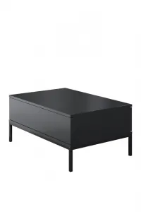 Konferenčný stolík Lord - Anthracite, Black