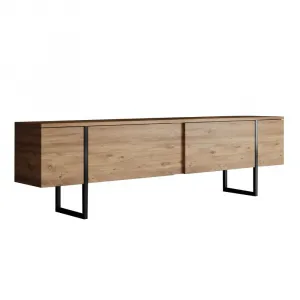 TV stolík Luxe - Atlantic Pine, Black