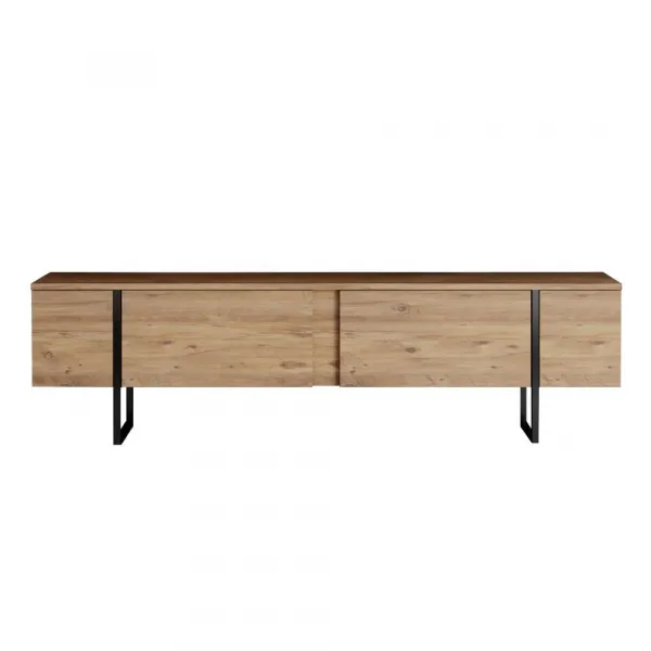 TV stolík Luxe - Atlantic Pine, Black