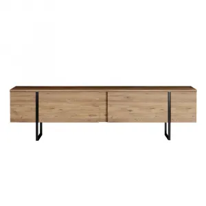 TV stolík Luxe - Atlantic Pine, Black
