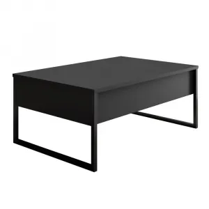 Kalune Design Sada nábytku do obývacího pokoje Luxe antracit/černá II