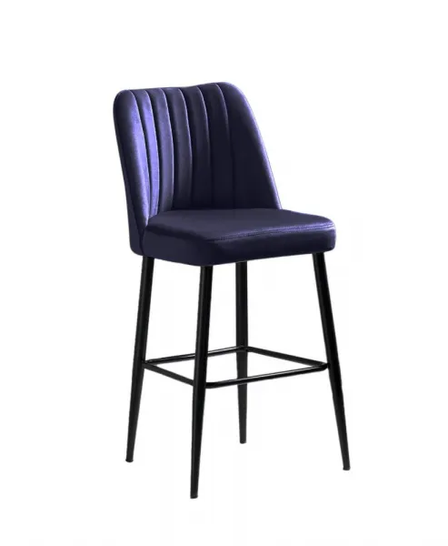 Bar Stool Set (2 Pieces) Vento - Sax Blue