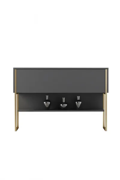 Komoda Luxe - Gold, Anthracite