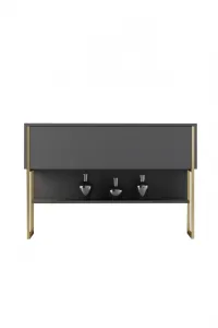 Komoda Luxe - Gold, Anthracite