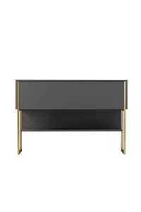 Komoda Luxe - Gold, Anthracite