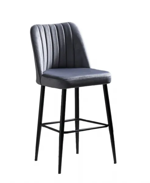 Bar Stool Set (2 Pieces) Vento - Grey
