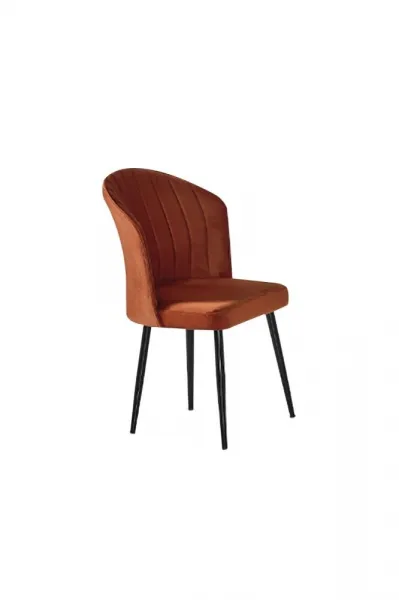 Súprava stoličiek (4 kusy) Rubi - Orange, Black
