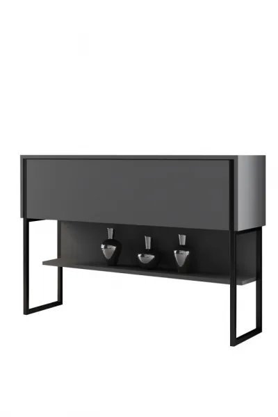 Komoda Luxe - Black, Anthracite