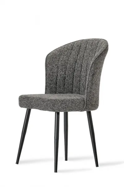 Súprava stoličiek (2 kusy) Rubi - Anthracite, Black