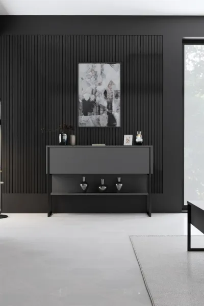 Komoda Luxe - Black, Anthracite
