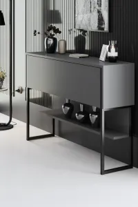 Komoda Luxe - Black, Anthracite