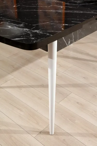 Extendable Dining Table Bendir - White