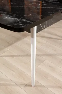 Extendable Dining Table Bendir - White