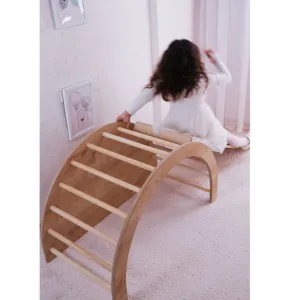 Wooden Pikler Climber Sincap - Brown