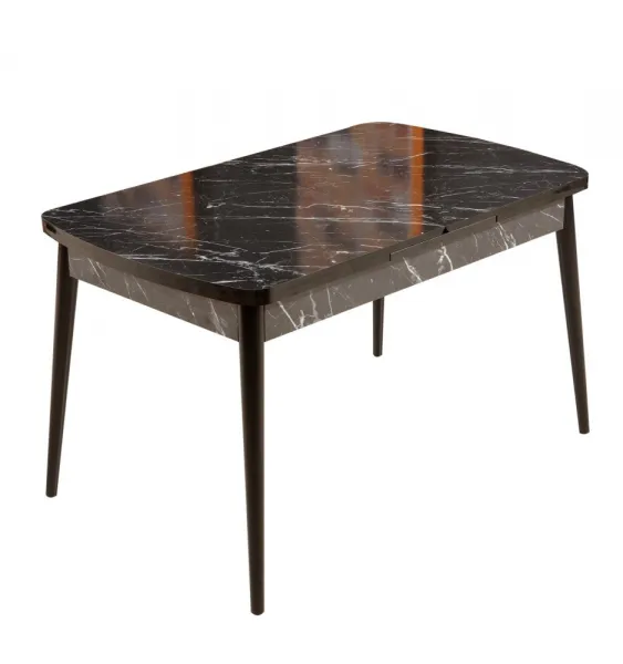 Extendable Dining Table Bendir - Black