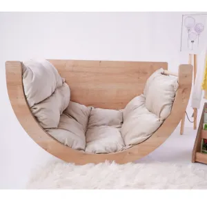 Wooden Pikler Climber Sincap - Brown
