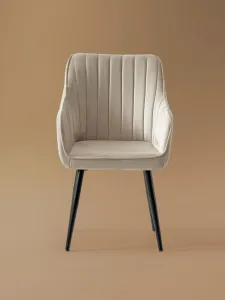 Súprava stoličiek (2 kusy) Nova - Cream, Black
