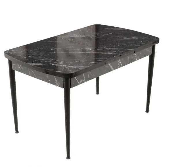 Extendable Dining Table Trend Bendır - Black, White
