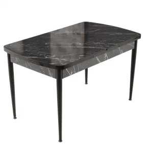 Extendable Dining Table Trend Bendır - Black, White
