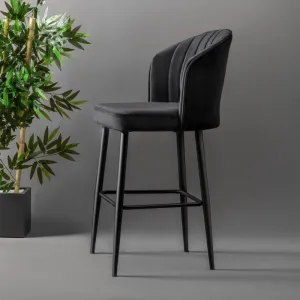 Bar Stool Set (2 Pieces) Rubi - Black