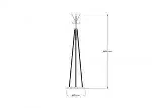 Coat Hanger Foley - Oak
