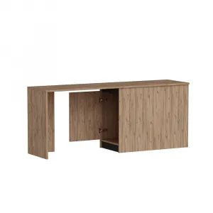 Písací stôl Akser - Atlantic Pine, Anthracite