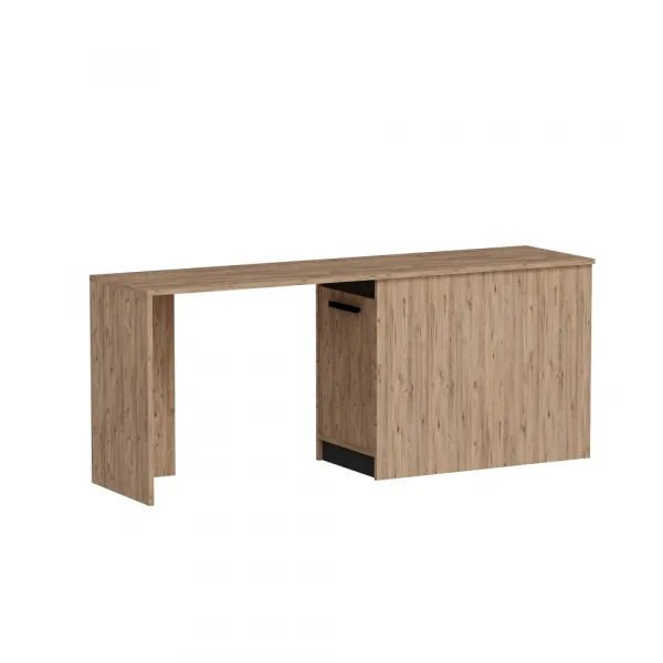Písací stôl Akser - Atlantic Pine, Anthracite