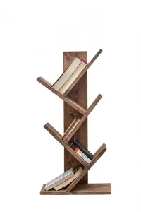 Knižnica Cemo - Wooden Walnut