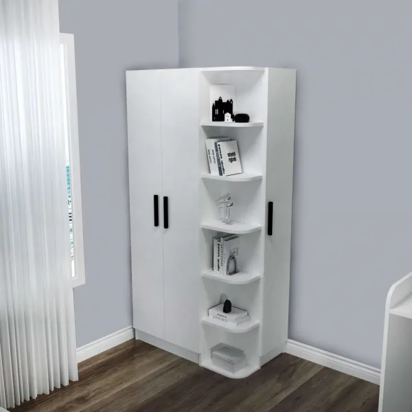 Šatníková skriňa Luses - White