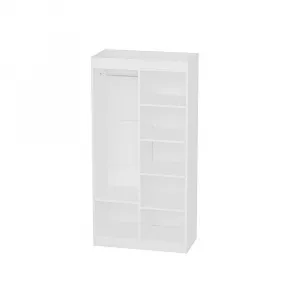 Šatníková skriňa Akser - White