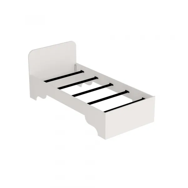 Rám jednolôžkovej postele Luses - White