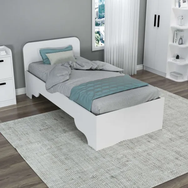 Rám jednolôžkovej postele Luses - White