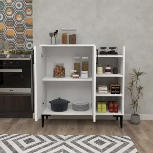 Viacúčelová skrinka Leskar - White