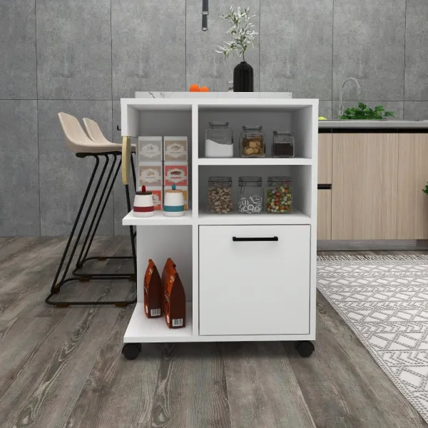 Viacúčelová skrinka Rebusa - White