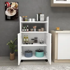 Viacúčelová skrinka Tiraks - White