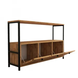 Konzolový stolík Nero v2 - Atlantic Pine, Black